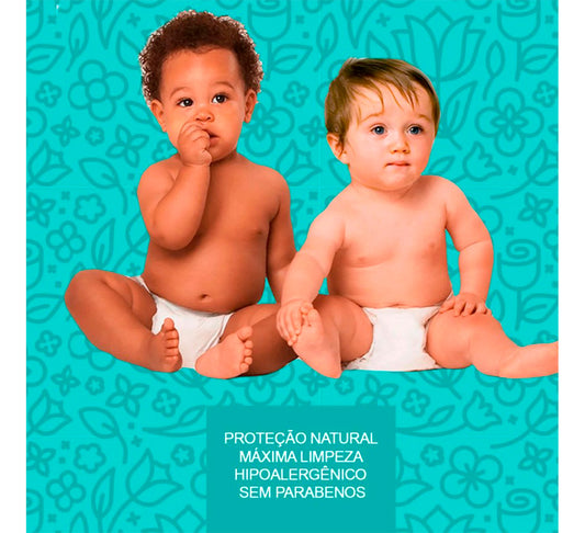Lenço Umedecido 100un Baby Softly Com Vitaminas A e C, Aloe Vera e Camomila