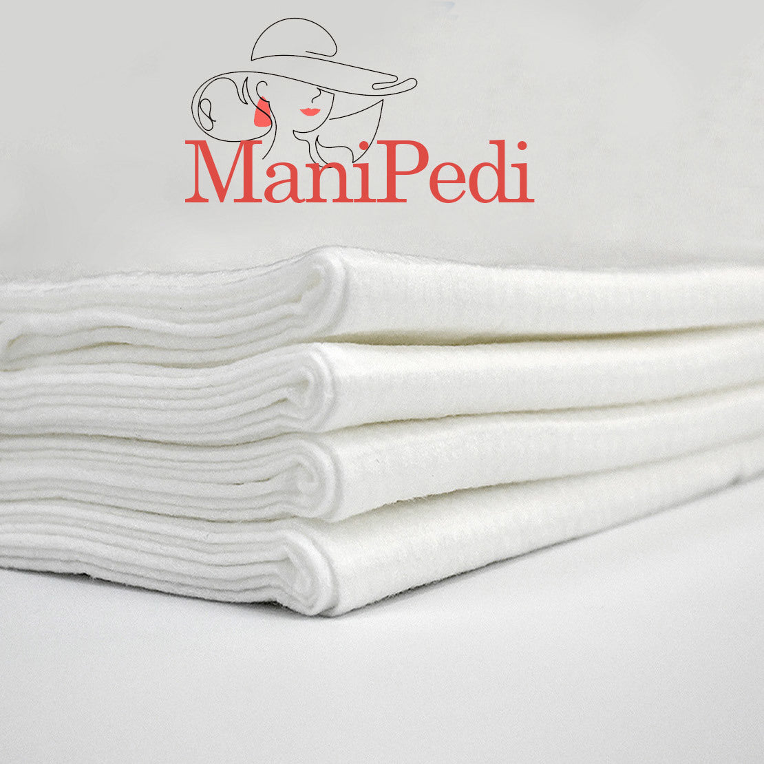 100un Toalha Descartável Manicure Pedicure 28x26cm Viscose