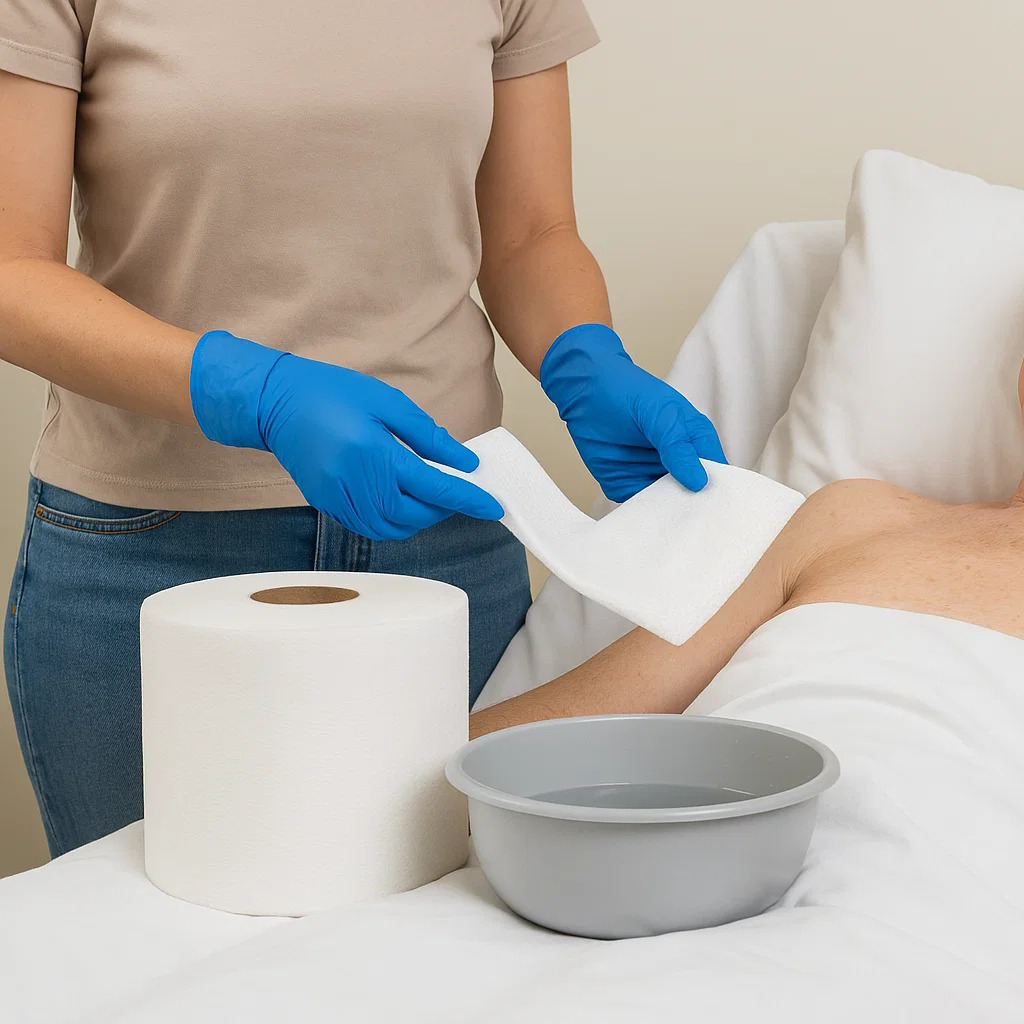 Toalha descartavel rolo Multipano 28x28 wiper limpeza 100 un