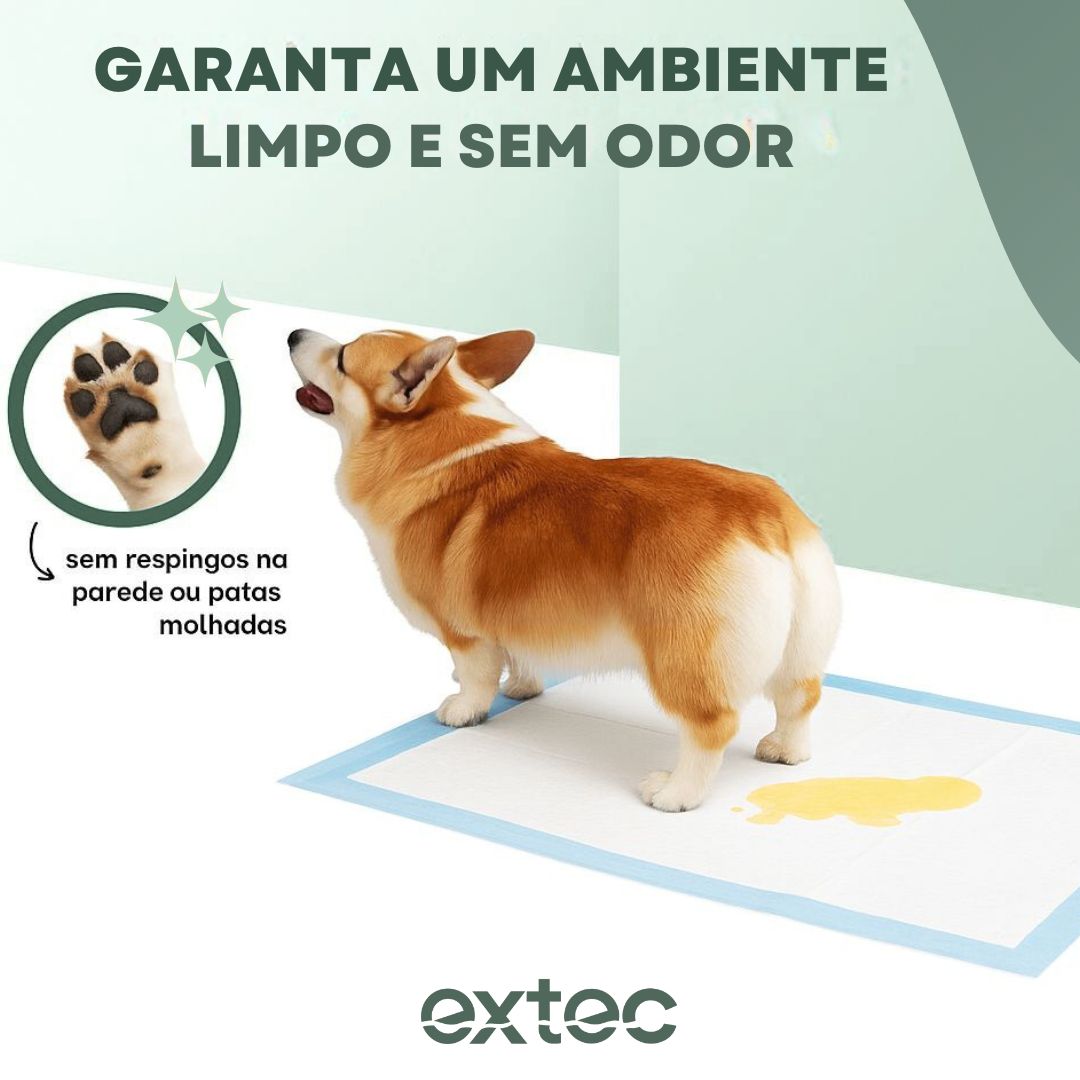 120un Tapete Higiênico Pet 60×60 cm Alta Absorção 6 Pacotes com 20 Unidades