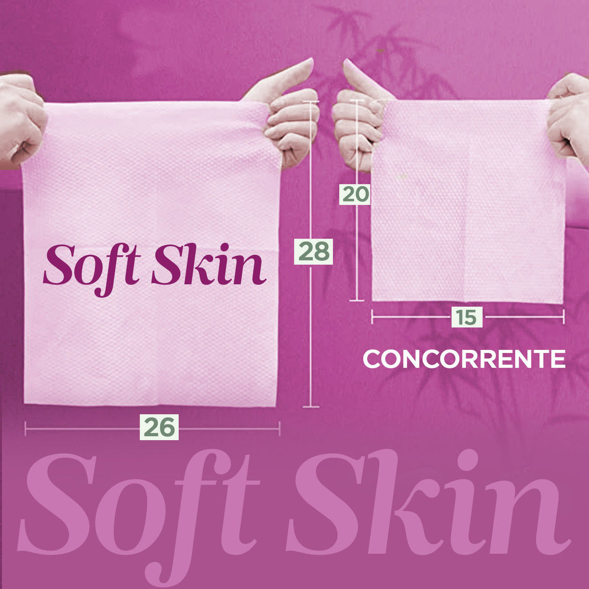 100un Lenço demaquilante limpeza de pele Soft Skin