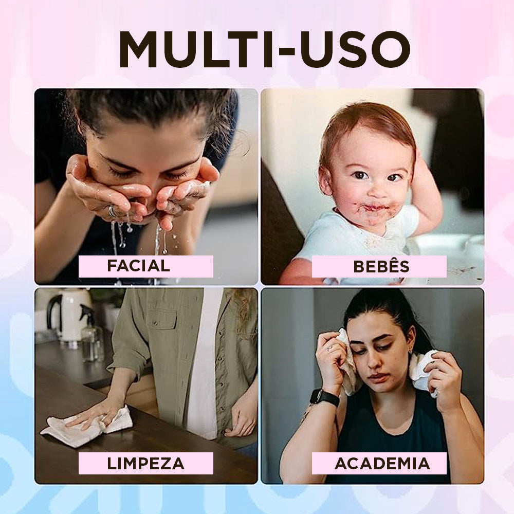 300un Lenço Ou Toalha De Algodão E Poliester Bebê