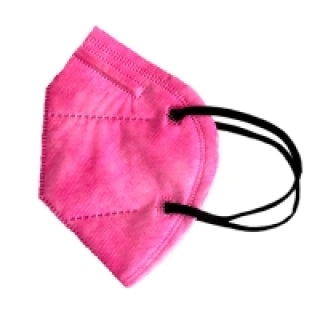 10un Máscara Adulto 5 Camadas - N95 / KN95 / PFF2 / FFP2 - PINK - Proteção Eficiente e Confortável para Uso Diário