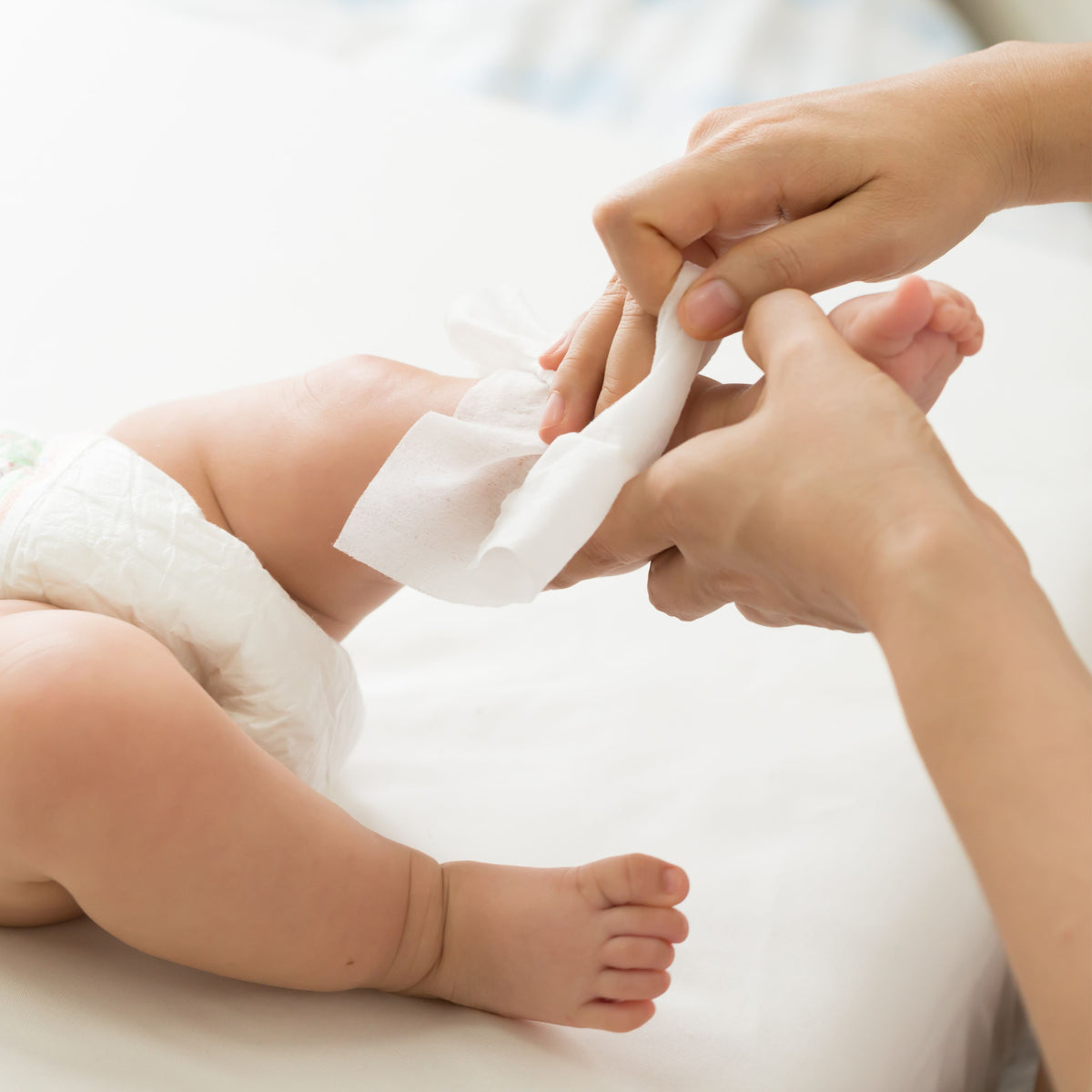 200un Lenço Umedecido Baby Softly Com Vitaminas A e C, Aloe Vera e Camomila