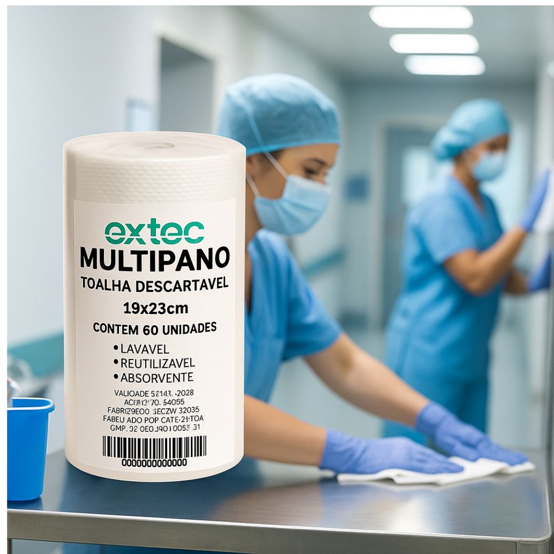 Toalhas descartáveis Multipano 19x23 wiper limpeza reutilizável lavável absorvente 60 unidades