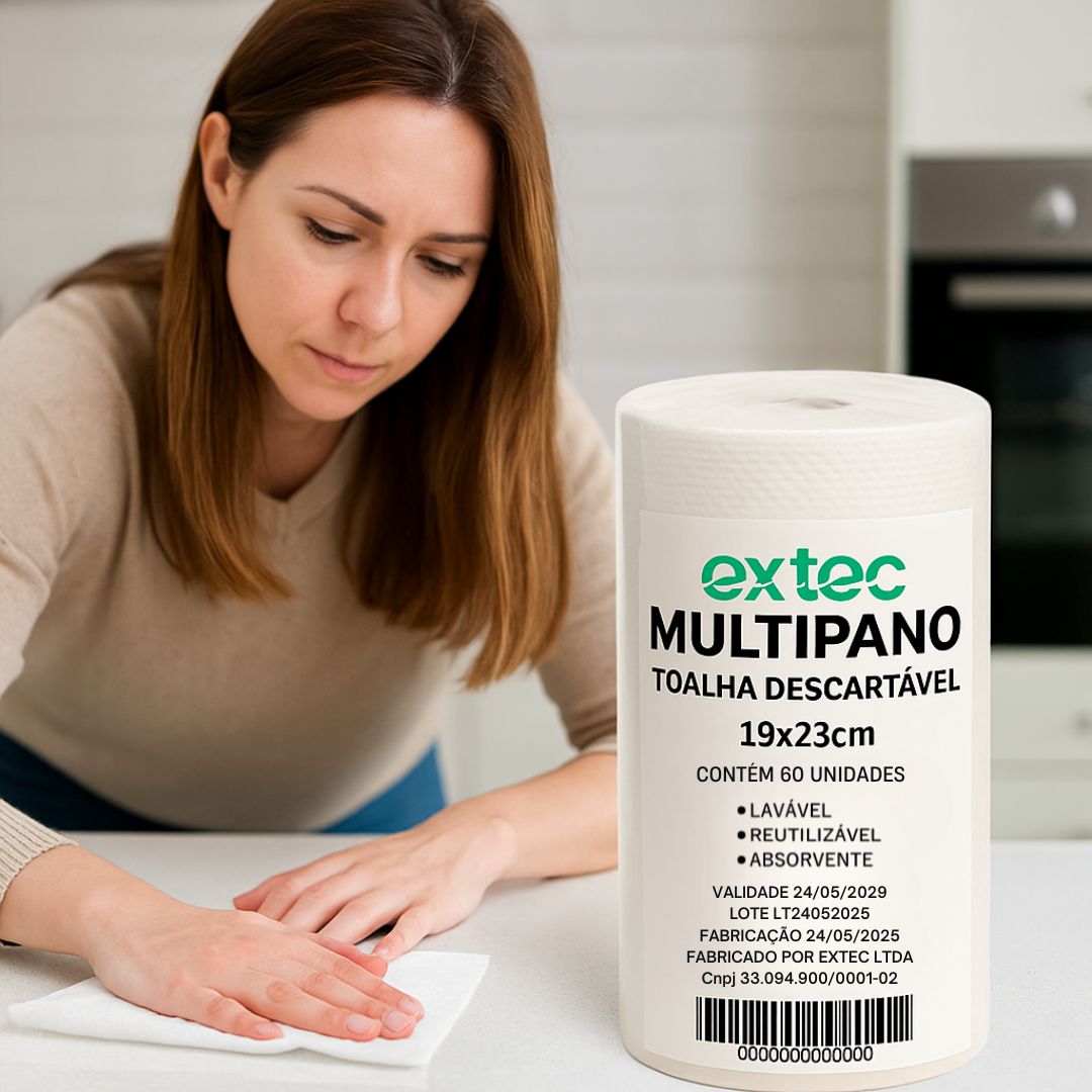 Toalhas descartáveis Multipano 19x23 wiper limpeza reutilizável lavável absorvente 60 unidades