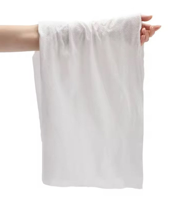Toalha de viscose descartável alta absorção higiênico descartável unitário 70 x 140