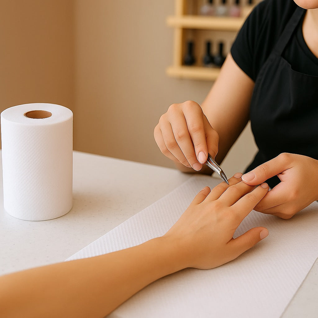 Toalha Descartavel Rolo Multipano 28x28 Wiper Limpeza 50 Un