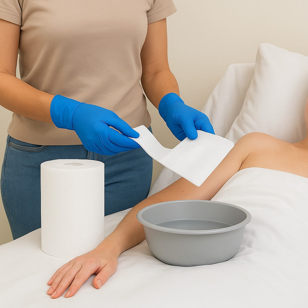 Toalha Descartavel Rolo Multipano 28x28 Wiper Limpeza 50 Un