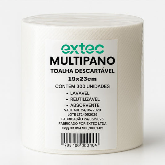Toalhas descartaveis em rolo Multipano 19x23 wiper limpeza reutilizável lavável absorvente 300 unidades