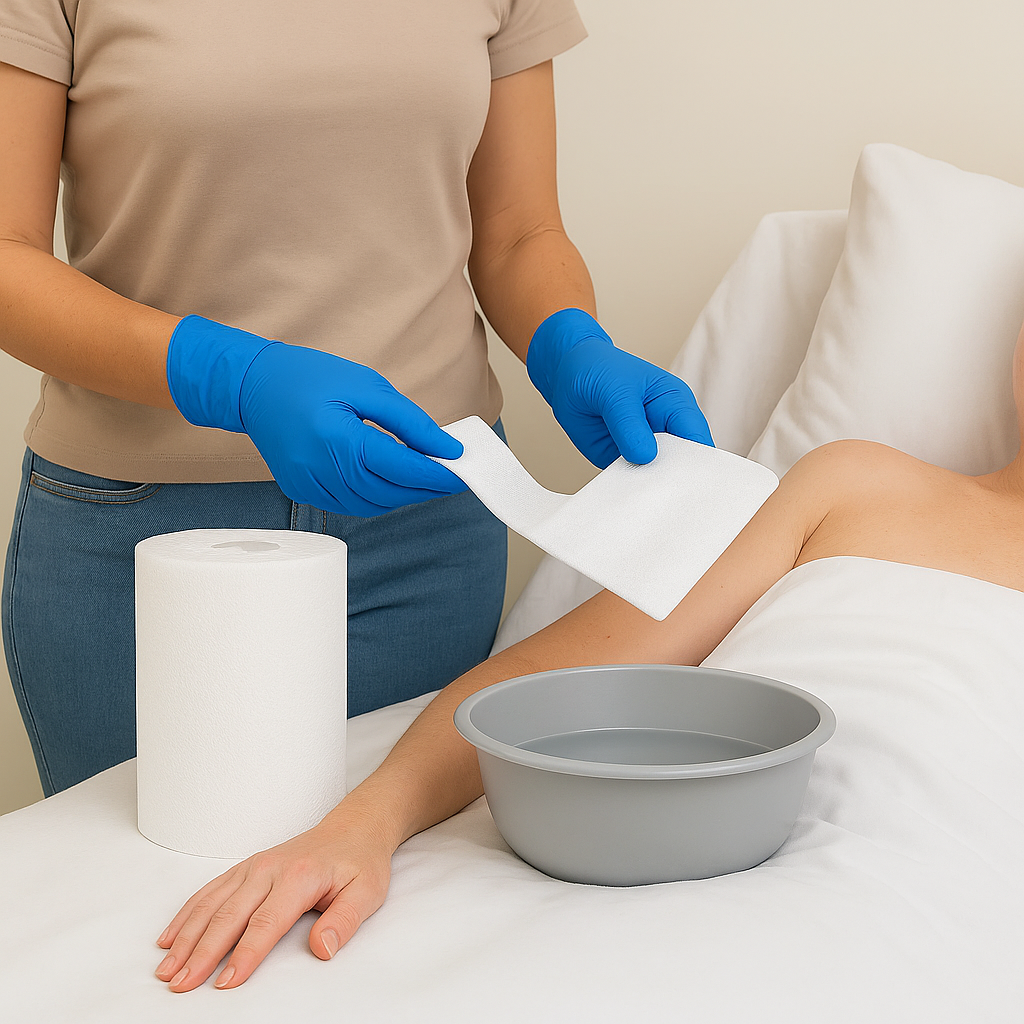 Toalhas descartaveis em rolo Multipano 19x23 wiper limpeza reutilizável lavável absorvente 100 unidades