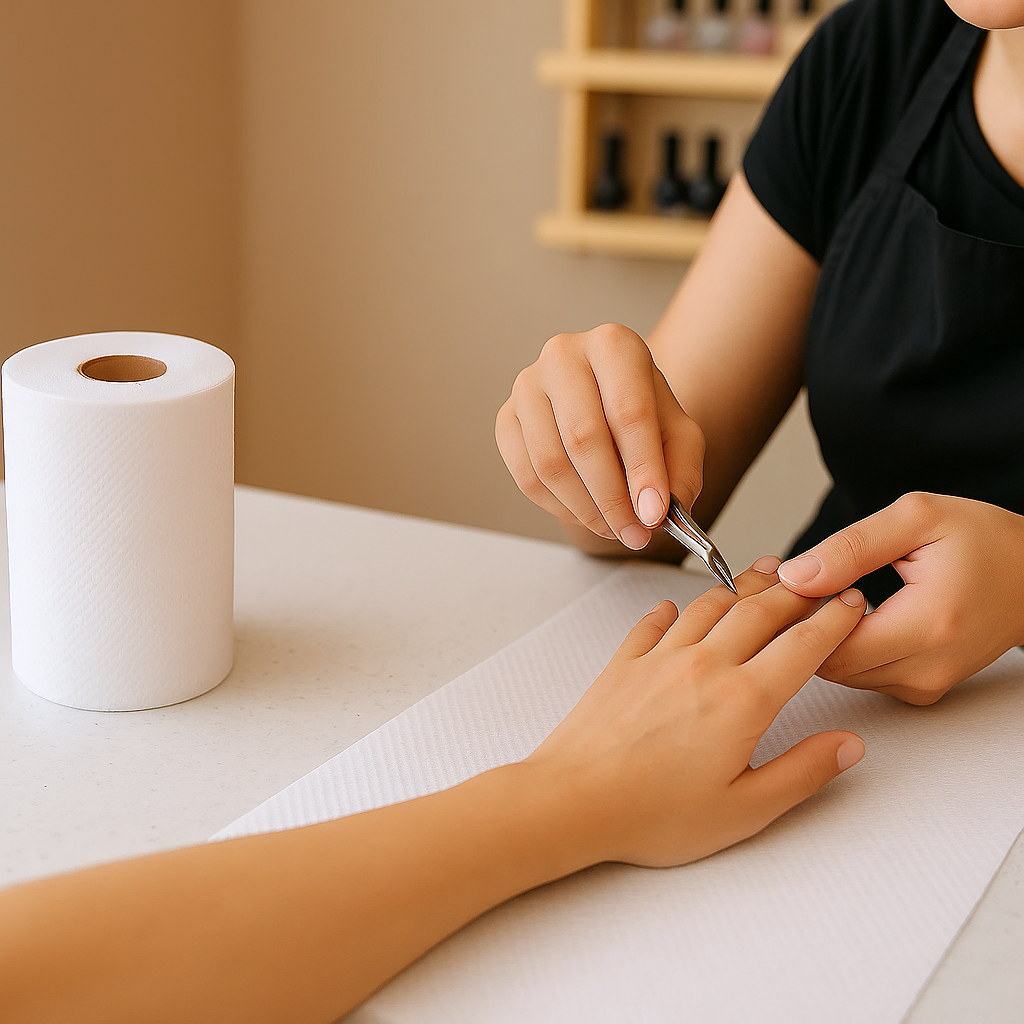 Toalhas descartaveis em rolo Multipano 19x23 wiper limpeza reutilizável lavável absorvente 100 unidades