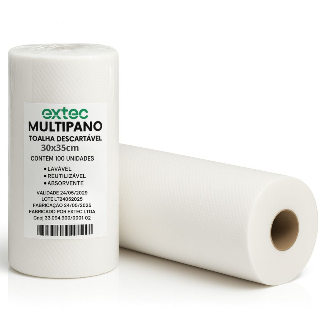 Toalhas descartaveis em rolo Multipano 30 x 35 wiper limpeza reutilizável lavável absorvente 100 unidades