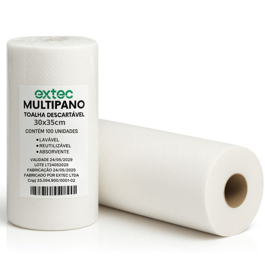 Toalhas descartaveis em rolo Multipano 30 x 35 wiper limpeza reutilizável lavável absorvente 100 unidades
