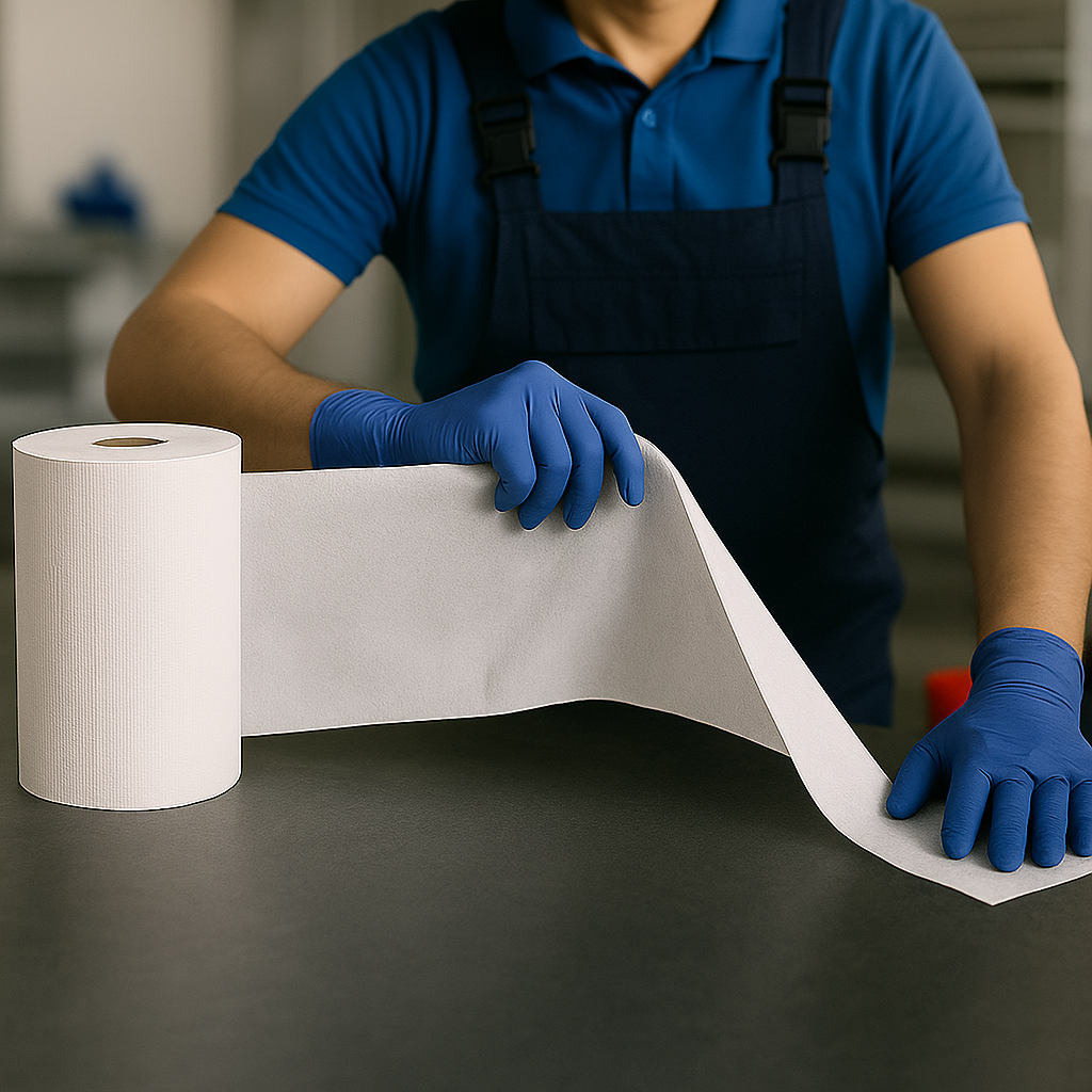 50un toalha 30x35 wiper absorvente Multipano limpeza reutilizável lavável descartáveis rolo