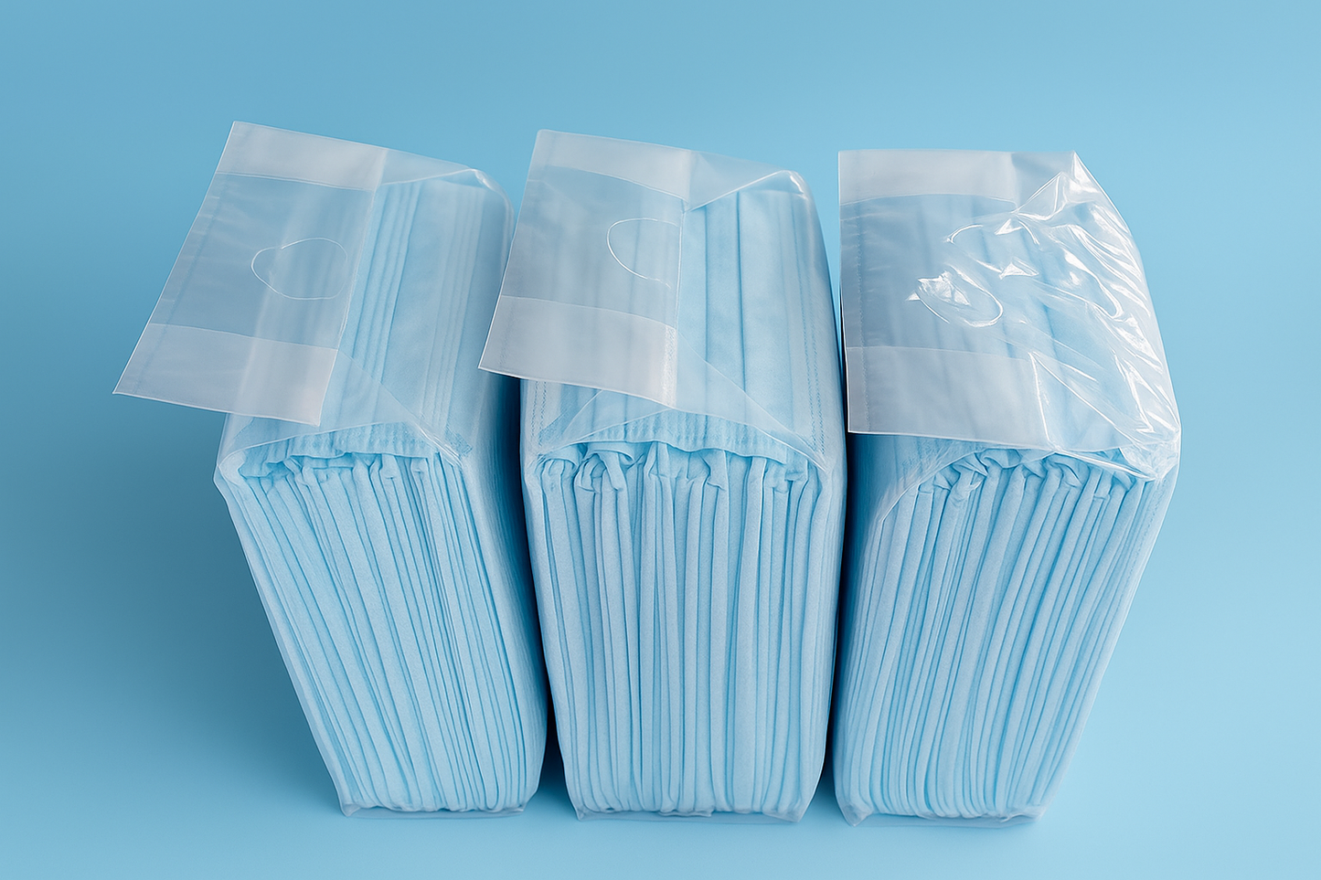 180un Protetor Incontinência Idosos Descartável 60x60cm Cuidados Especiais 9 pacotes de 20 unidades